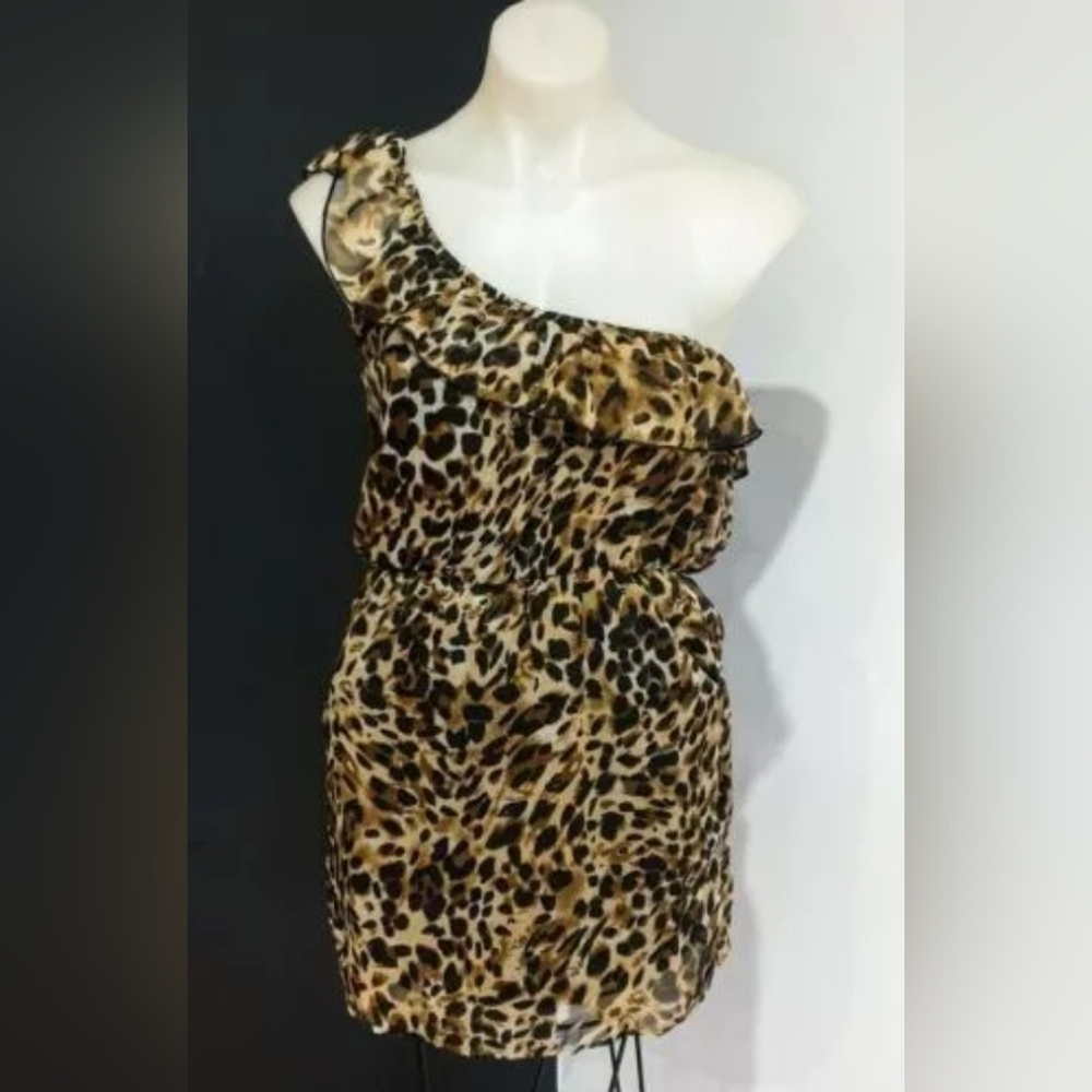 Iron Fist leopard print dress. EUC. Women's small.